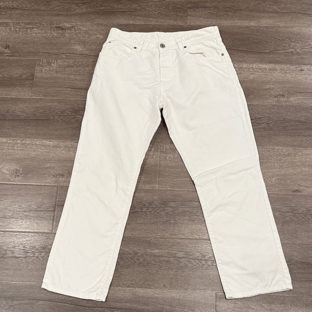 James Perse Men's Cream Chinos
